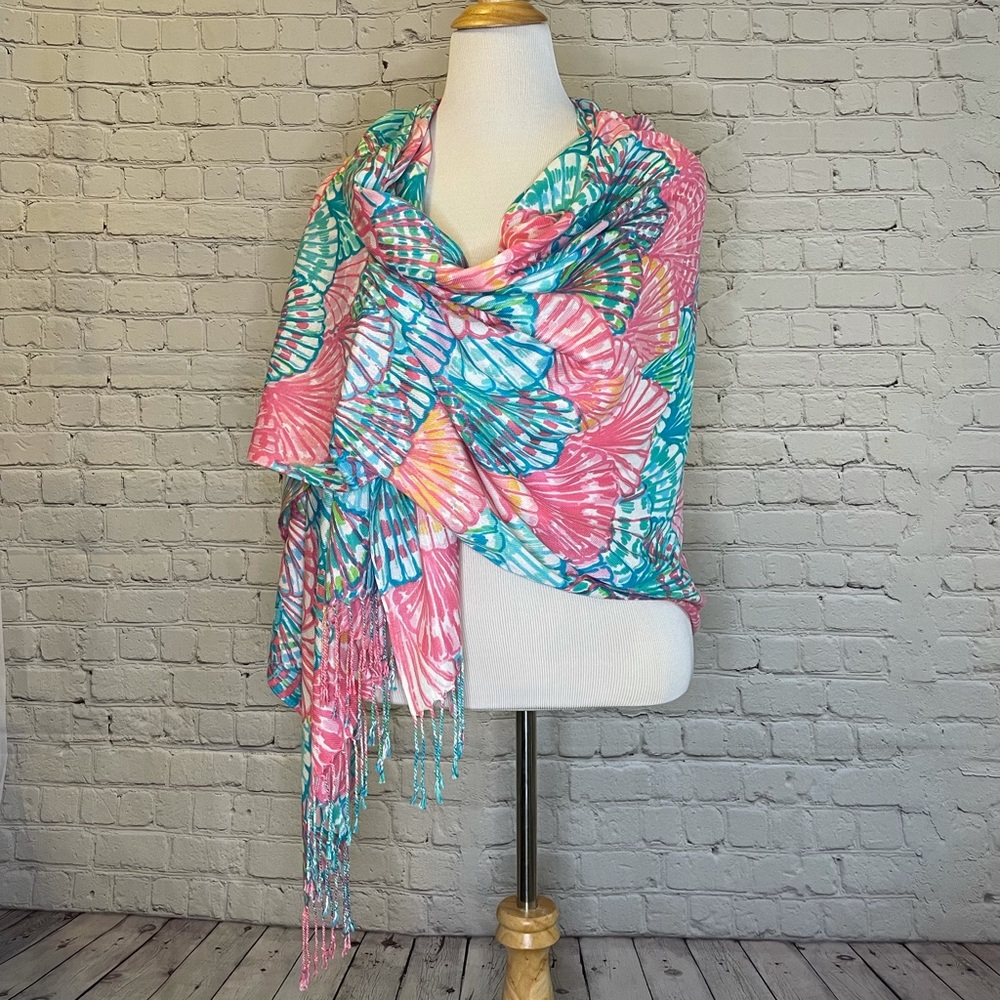 Lilly Pulitzer murfee scarf oh shello multi